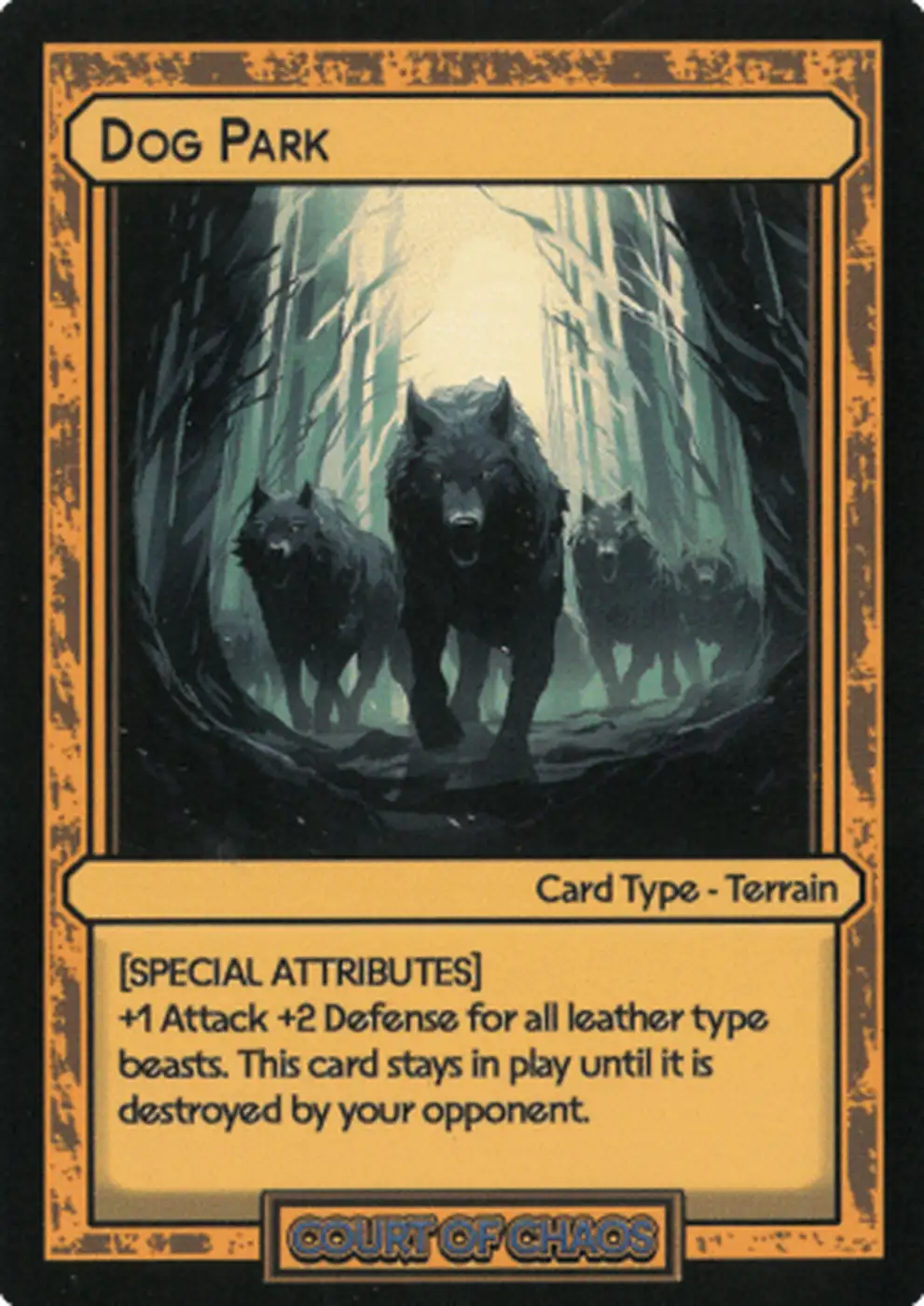 Spbp Card Dog Park #48 – Court of Chaos | Booster Pack | HoloHoard