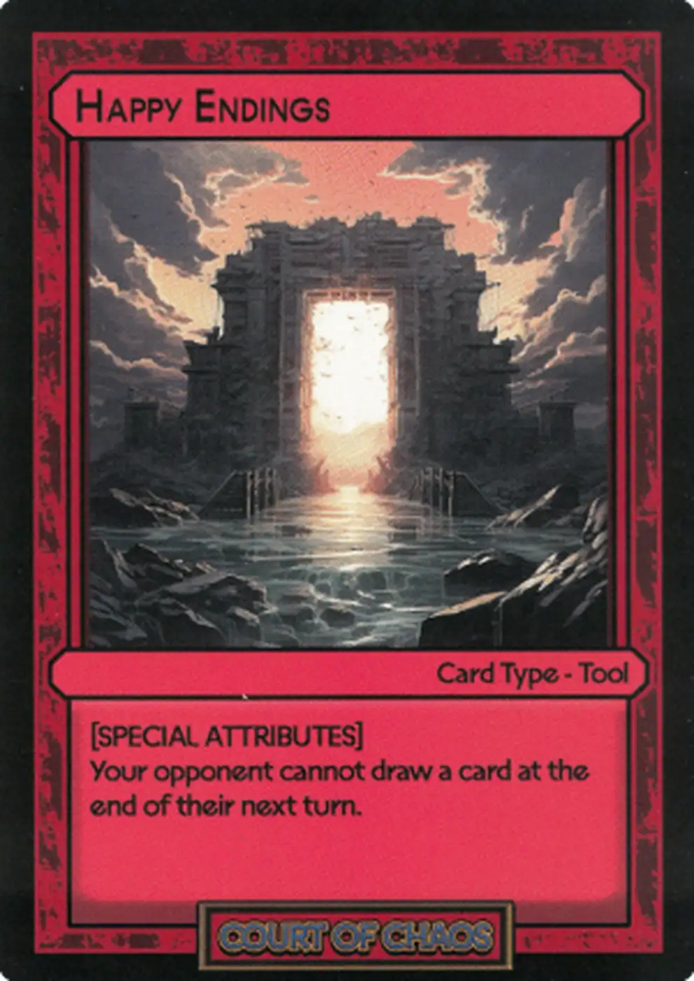 Spbp Card Happy Endings #56 – Court of Chaos | Booster Pack | HoloHoard