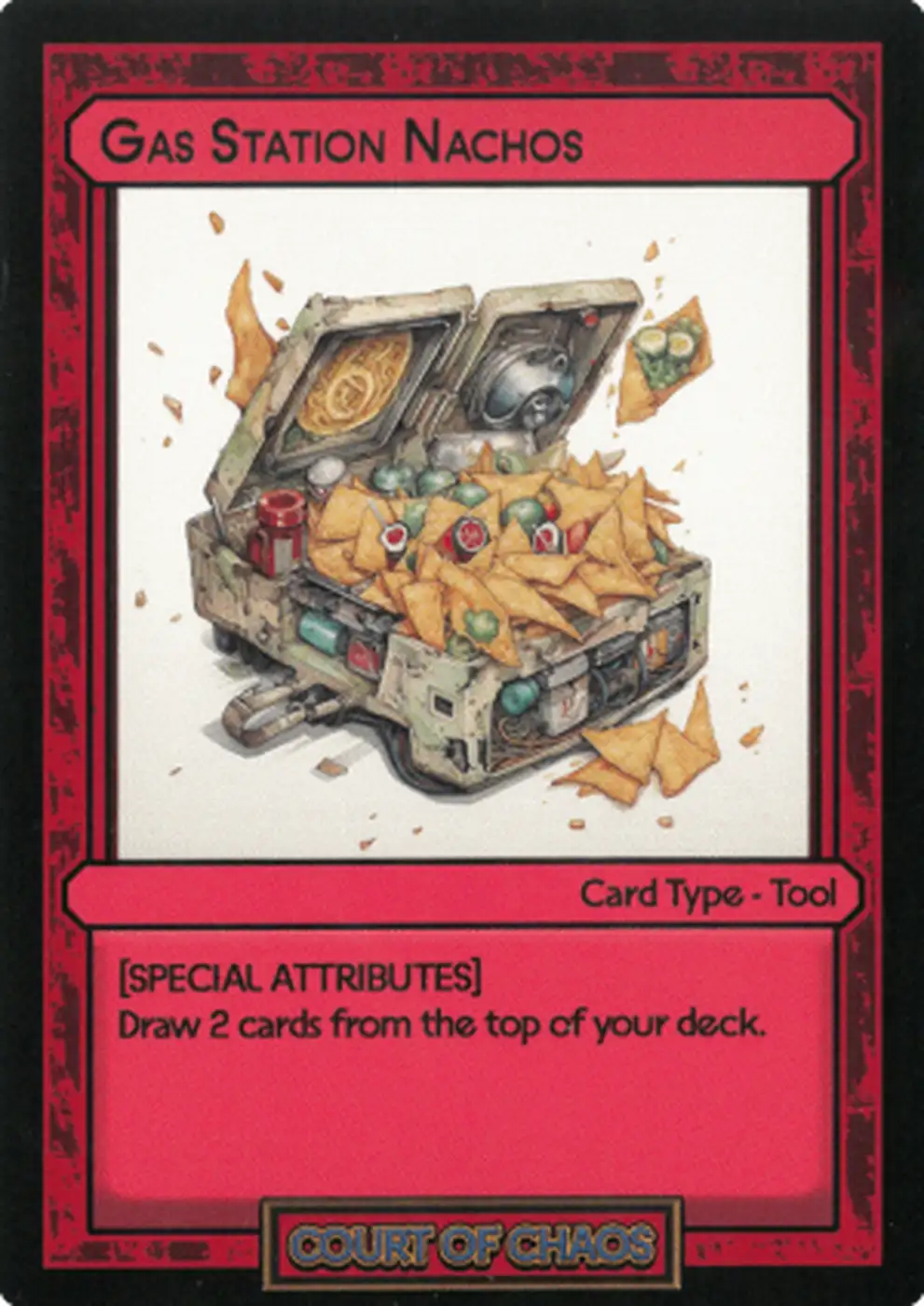 Spbp Card Gas Station Nachos #63 | Court of Chaos | Booster Pack