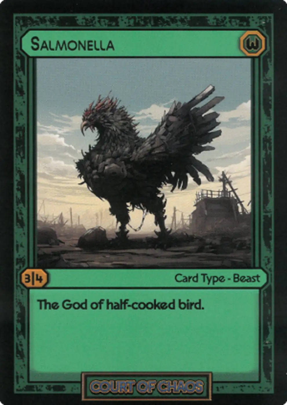 Spbp Card Salmonella #72 | Court of Chaos | Booster Pack | HoloHoard