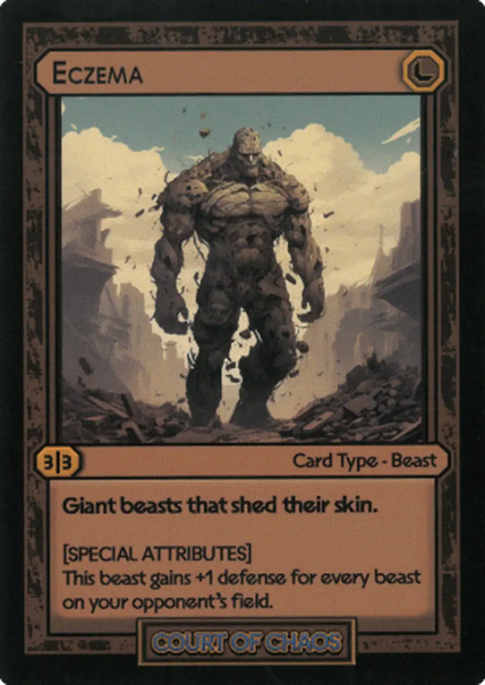 Spbp Card Eczema #84 | Court of Chaos | Booster Pack | HoloHoard