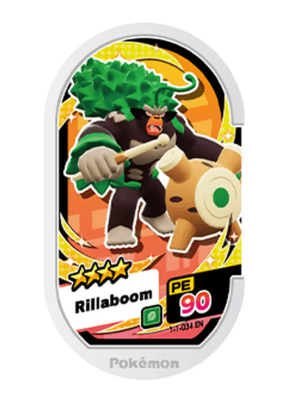 Rillaboom #1-1-034 | Stardust Version 1 | HoloHoard