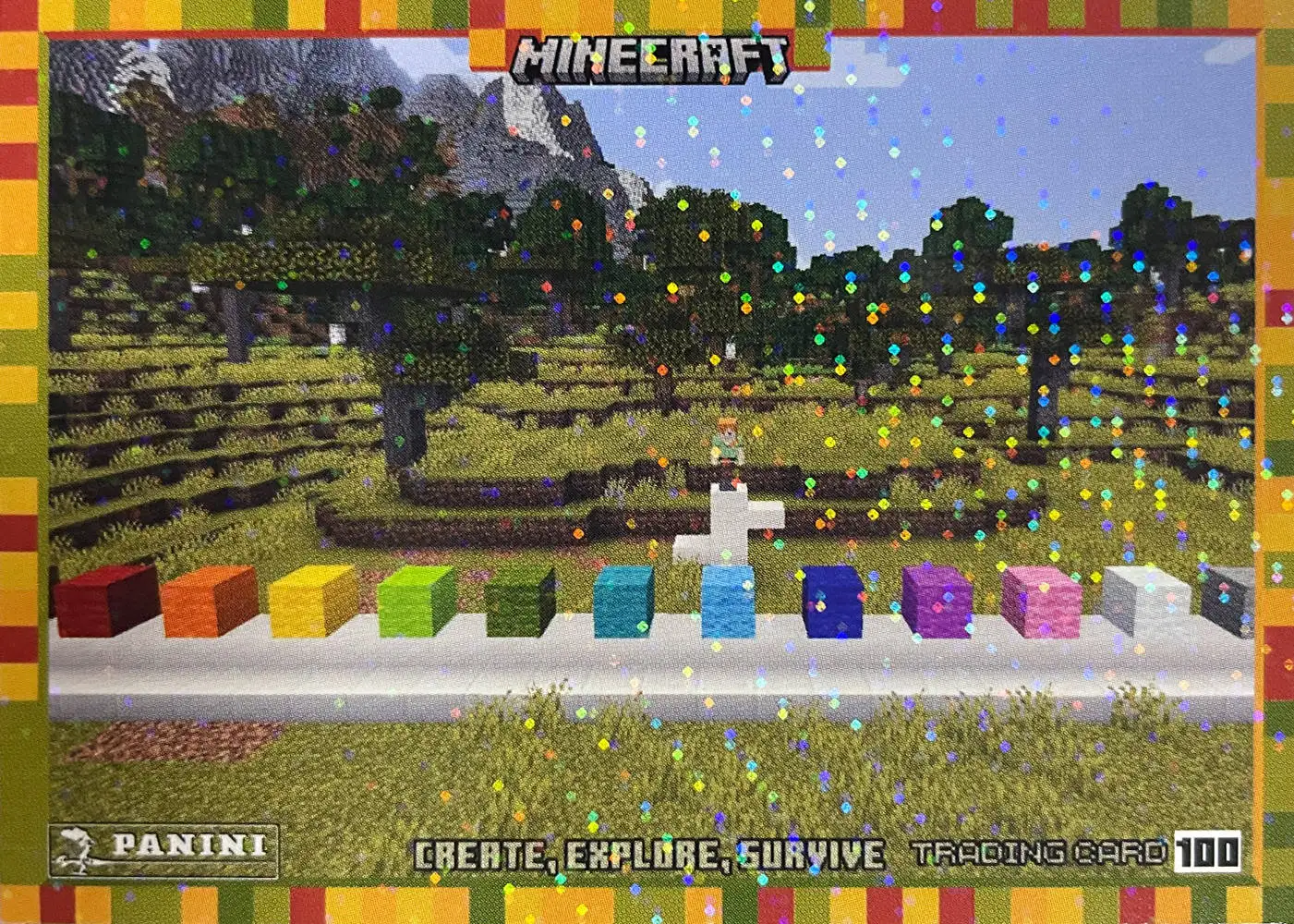 Alex now has wool of all colours #100 | Panini Minecraft Create ...