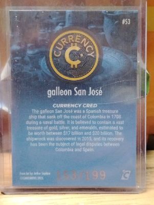 galleon San Jose · Blue Topaz, back