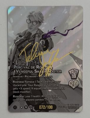 Percival de Rolo III, Vengeful Sharpshooter (Serial Numbered) · Chrome Rare
