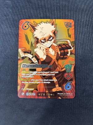 Katsuki Bakugo (Serial Numbered) · Chrome Rare