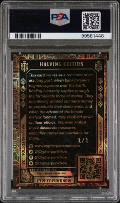 Bitcoin Meteorite · 1/1, back
