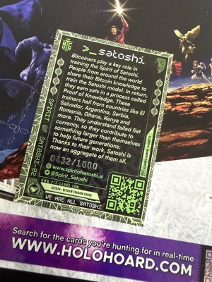 We are all Satoshi (Pleb) · /1000, back