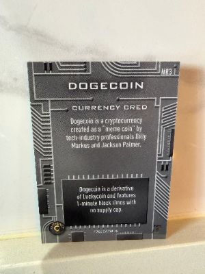 Dogecoin · Crystal Sparkle, back