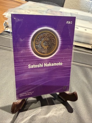 Satoshi Nakamoto · Iced Foil, back