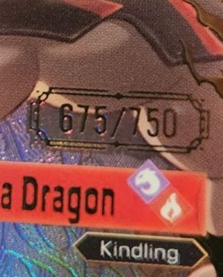 Jormuntide Ignis - Savage Lava Dragon - EPR-010 (Serial Numbered) · Serial Numbered, back