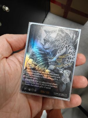 King (Autograph Version) · Chrome Rare, back