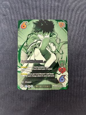 Izuku Midoriya (Serial Numbered) · Chrome Rare