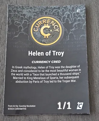 Helen of Troy · Onyx, back