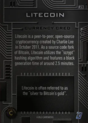 Litecoin · Diamond, back