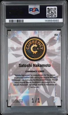Satoshi Nakamoto · Diamond, back