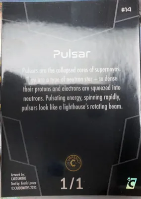 Pulsar · Onyx, back