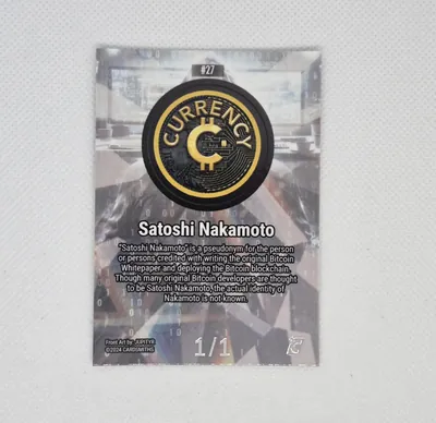 Satoshi Nakamoto · Diamond, back