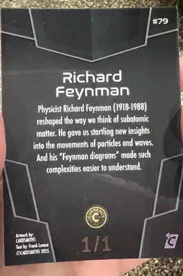 Richard Feynman · Onyx, back