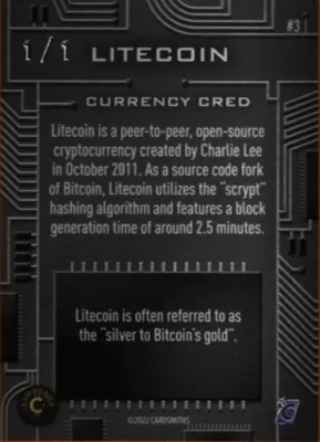 Litecoin · Diamond, back