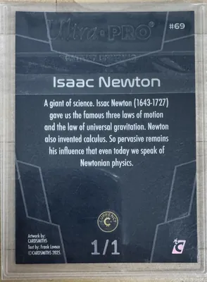 Isaac Newton · Onyx, back