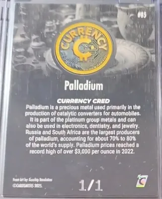 Palladium · Onyx, back